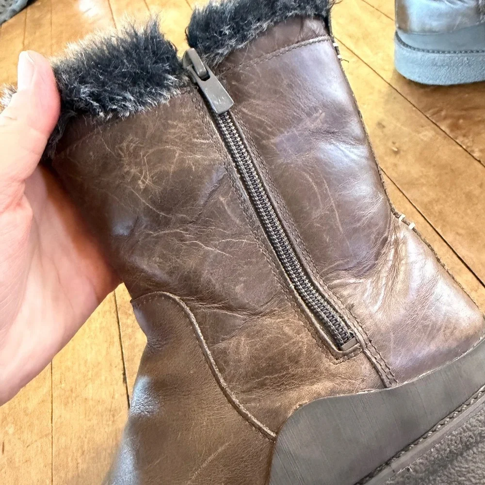 Merrell Tremblant‎ Ezra Buckle WP Ice Waterproof Winter Boots Womens 8.5 Brown